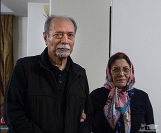 علی نصیریان به سوگ همسر نشست