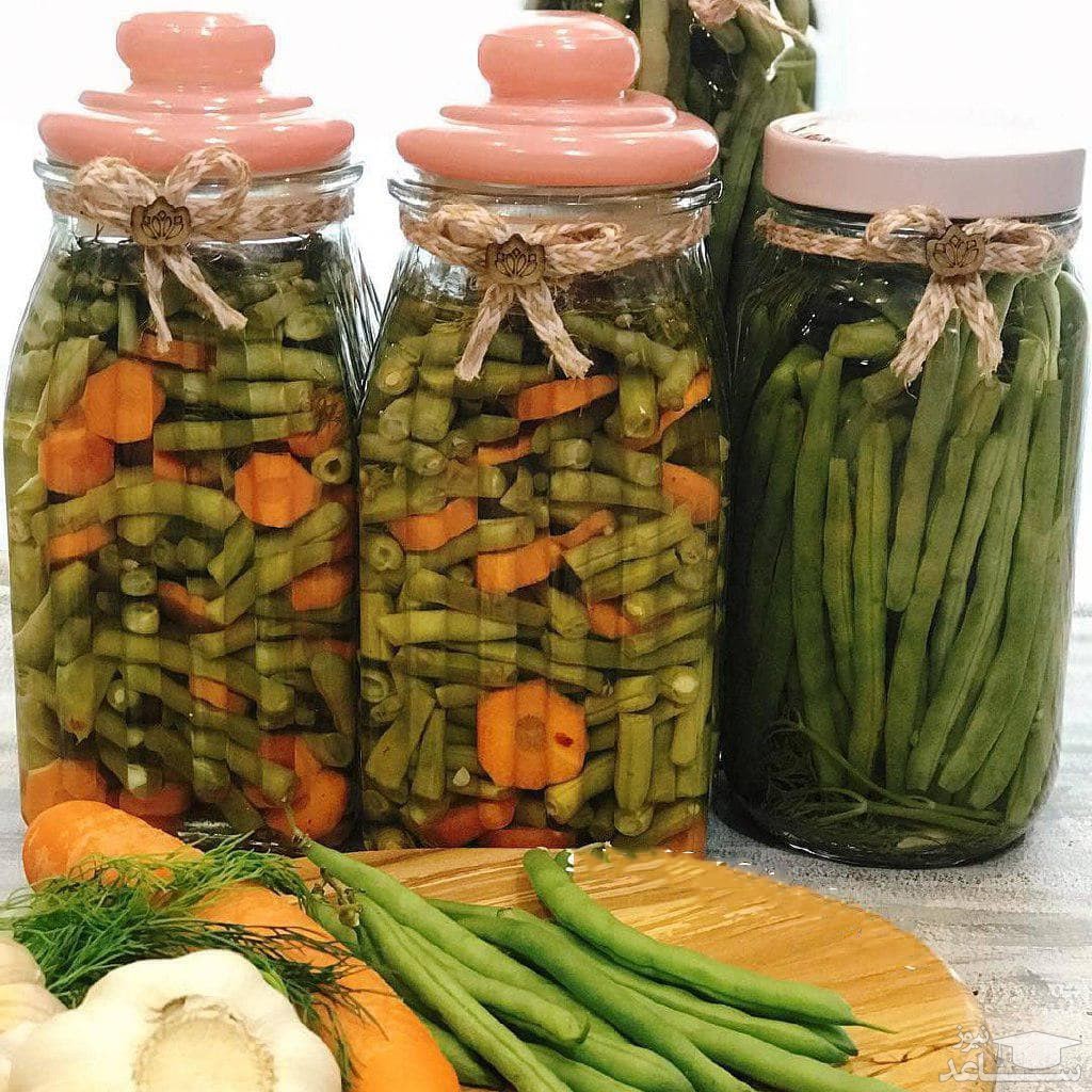 روش تهیه ترشی لوبیا سبز