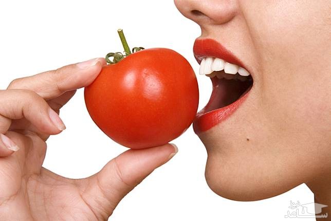 تأثیرات گوجه فرنگی بر زیبایی