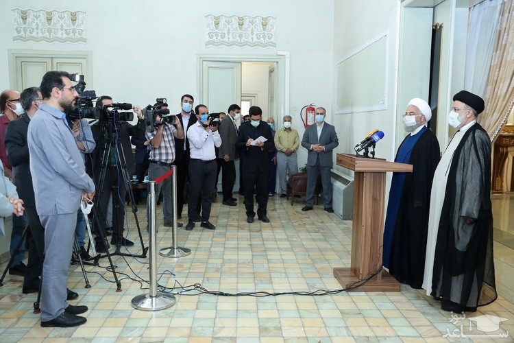 (عکس) دیدار روحانی با رئیس جمهور جدید