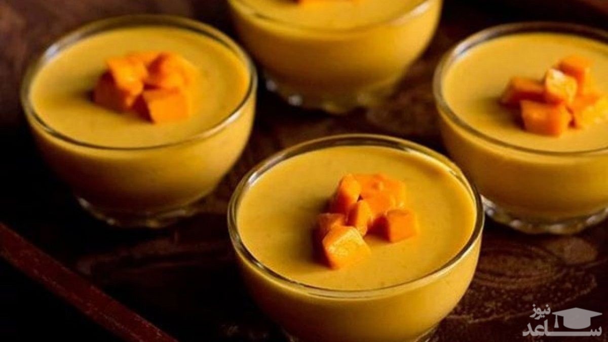 طرز تهیه دسر انبه و خامه