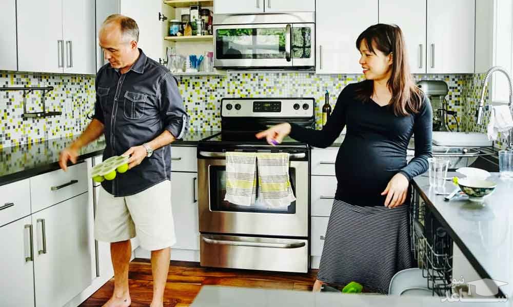 تقسیم وظایف و کارهای خانه بین زن و شوهر