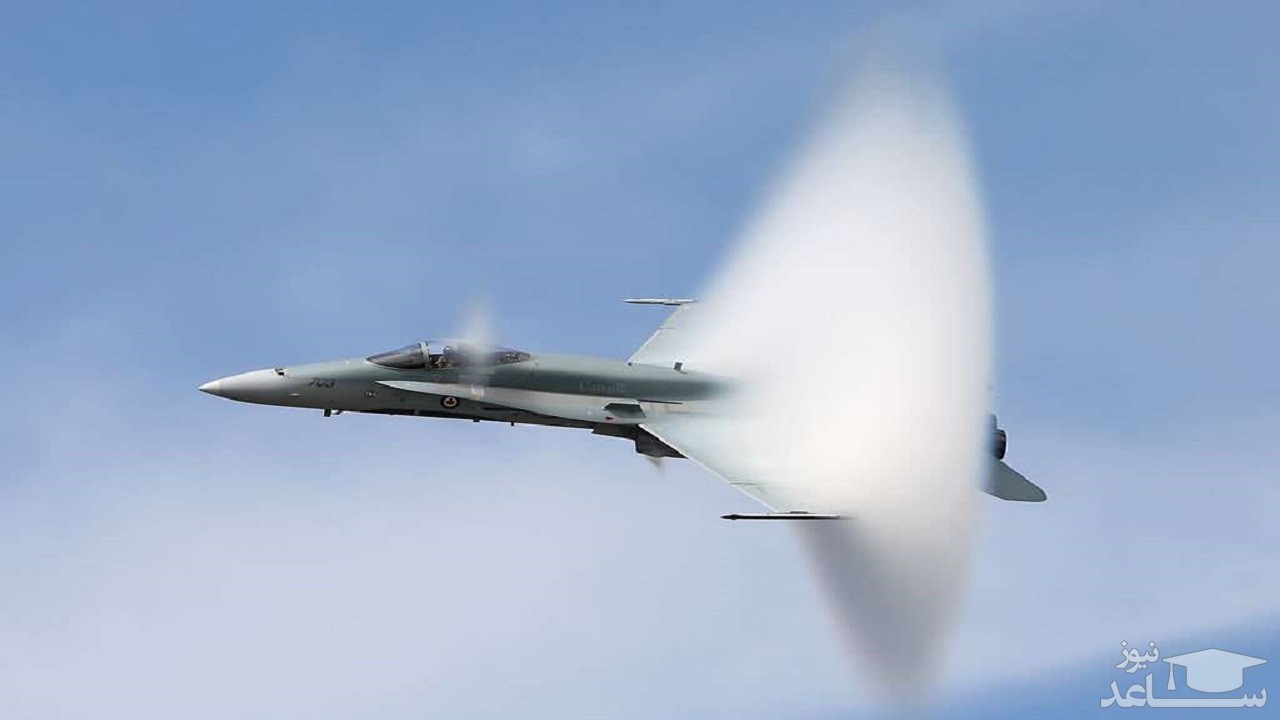 (فیلم) شکستن دیوار صوتی توسط یک جنگنده