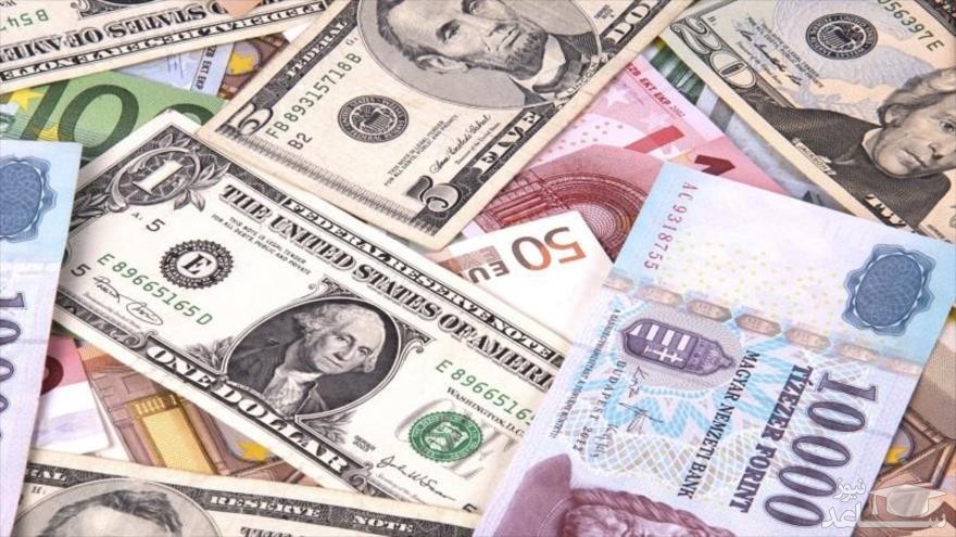 قیمت دلار و نرخ ارز در بازار آزاد امروز 24 شهریور 97