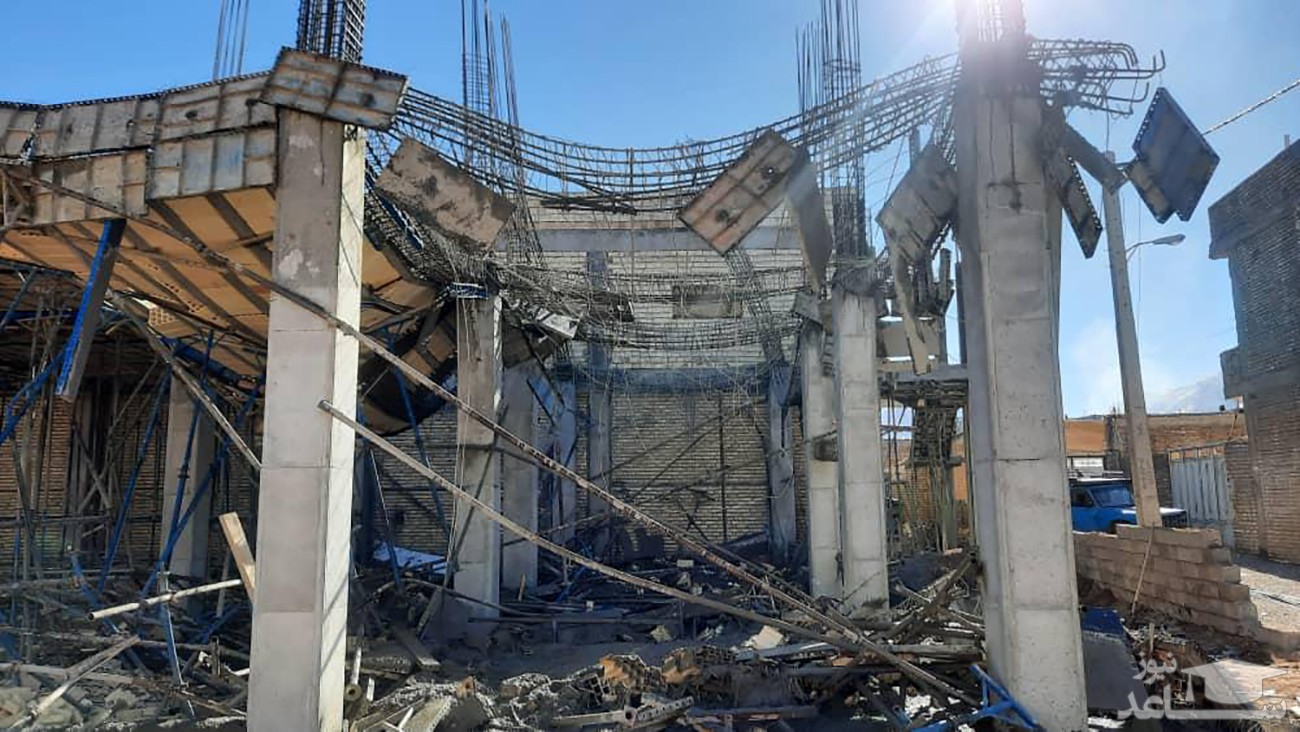 (فیلم) فروریختن مرگبار ساختمان در حال ساخت
