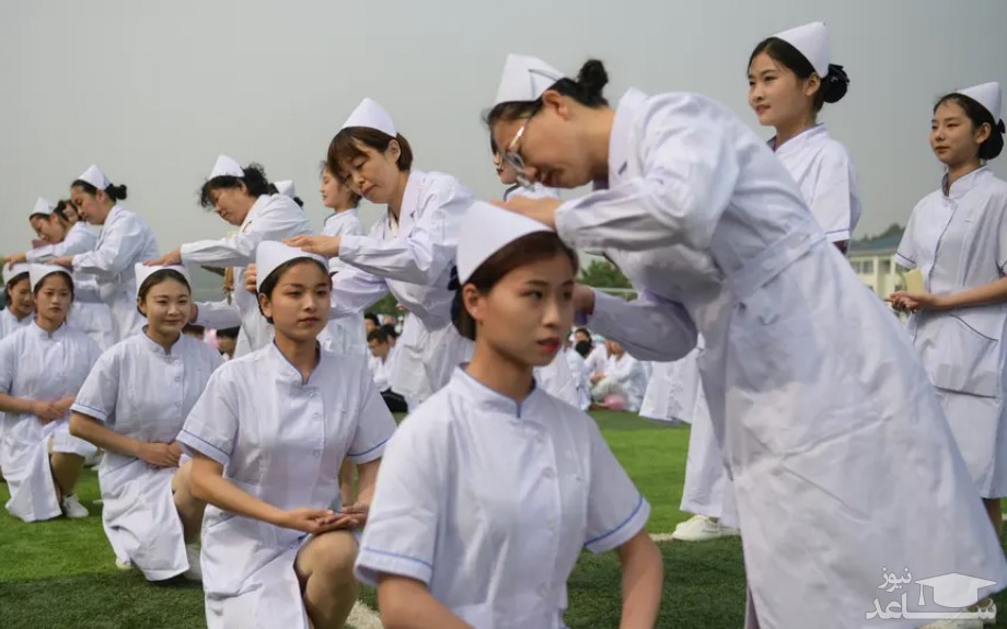 مراسم فارغ التحصیلی دانشجویان پرستاری 