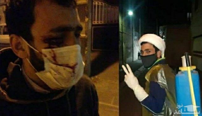 حمله مرد مست با چاقو به یک روحانی در تهران + 4 عکس از حمله خشن در شب گذشته