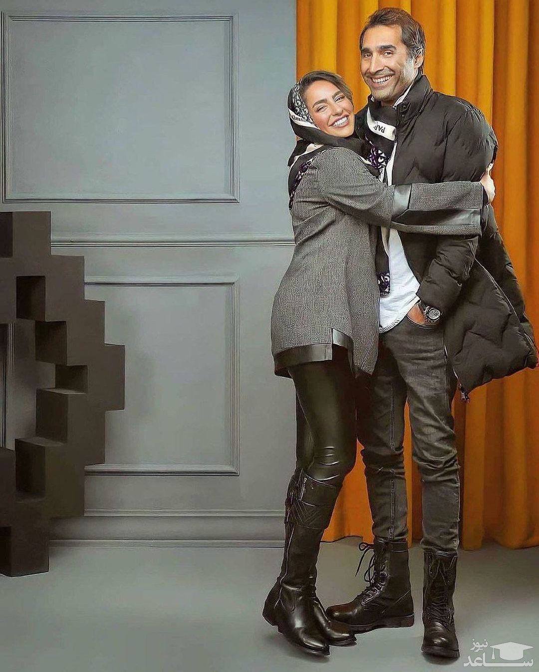 رابطه صمیمی و پر مهر سمانه پاکدل و هادی کاظمی