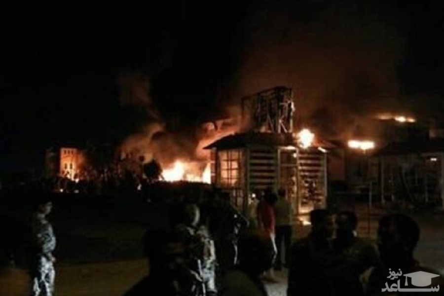 (فیلم) آتش‌سوزی مهیب در لبنیات؛ «میهن» منفجر شد