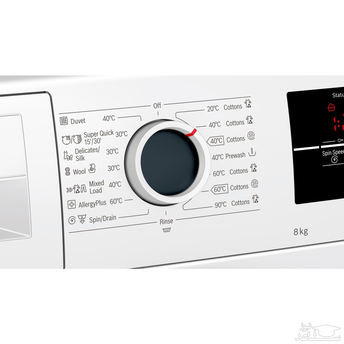 برنامه شست و شو لباسشویی بوش مدل WAJ20180ME