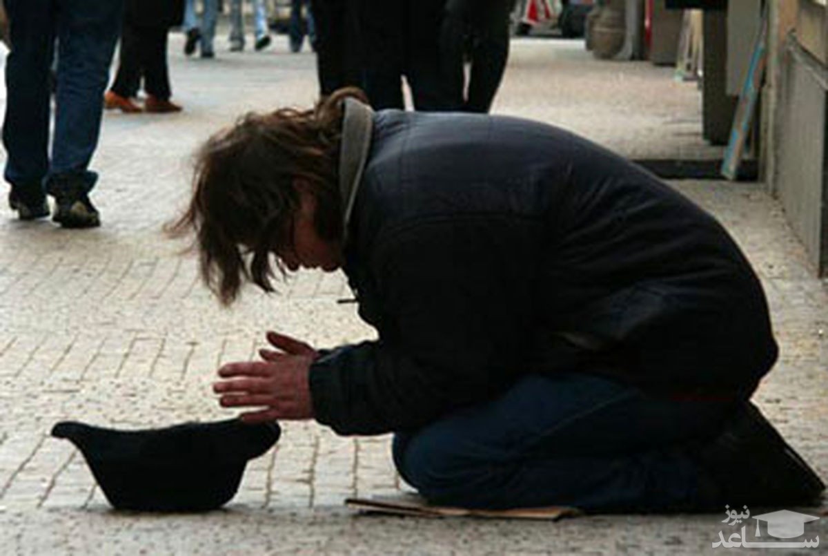 گدای ثروتمندی که سه همسر دارد!!