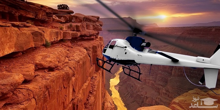 تور هلیکوپتر بر فراز لاس وگاس و گرند کنیون