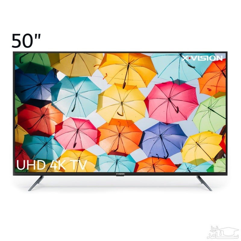 تلویزیون ال ای دی هوشمند ایکس ویژن مدل XKU575 سایز 50 اینچ