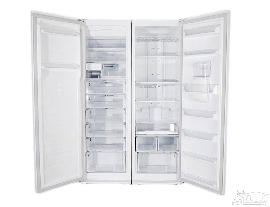 فضای داخلی یخچال و فریزر برفاب مدل BNF-BNR