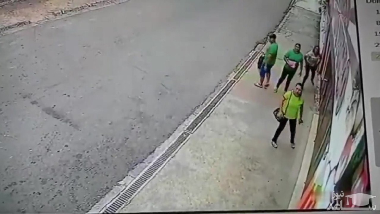 (فیلم) دست به یکی کردن شهروندان برای دستگیری سارق