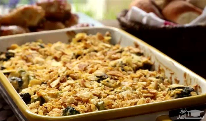 فیلم طرز تهیه سوفله ی بروکلی با پنیر