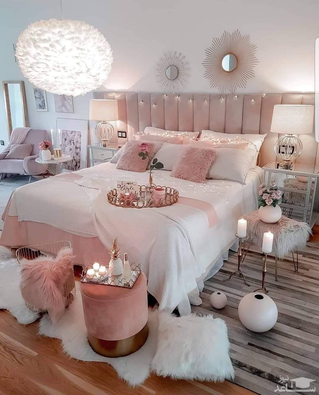 ایده های جذاب برای دکوراسیون اتاق خواب عروس