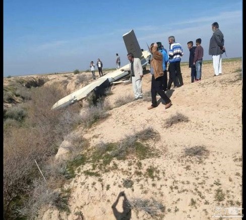 فیلم و عکس از لحظه حادثه برای پهپاد ایرانی در اهواز