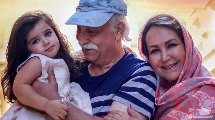 جشن تولد محمود پاک نیت در کنار همسرش