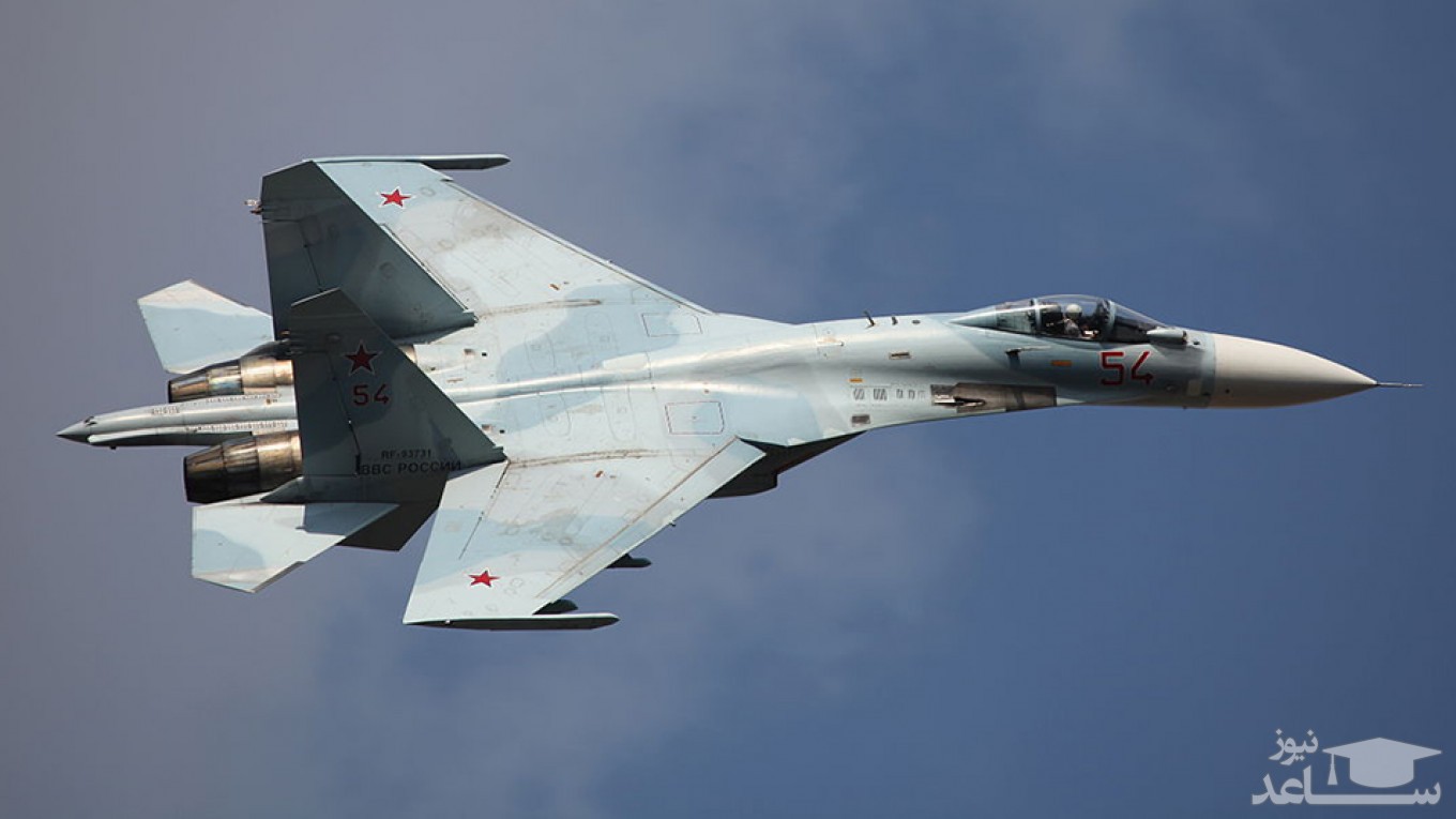 فیلم هولناک سقوط هواپیمای جنگی روسیه در شهر ییسک این کشور