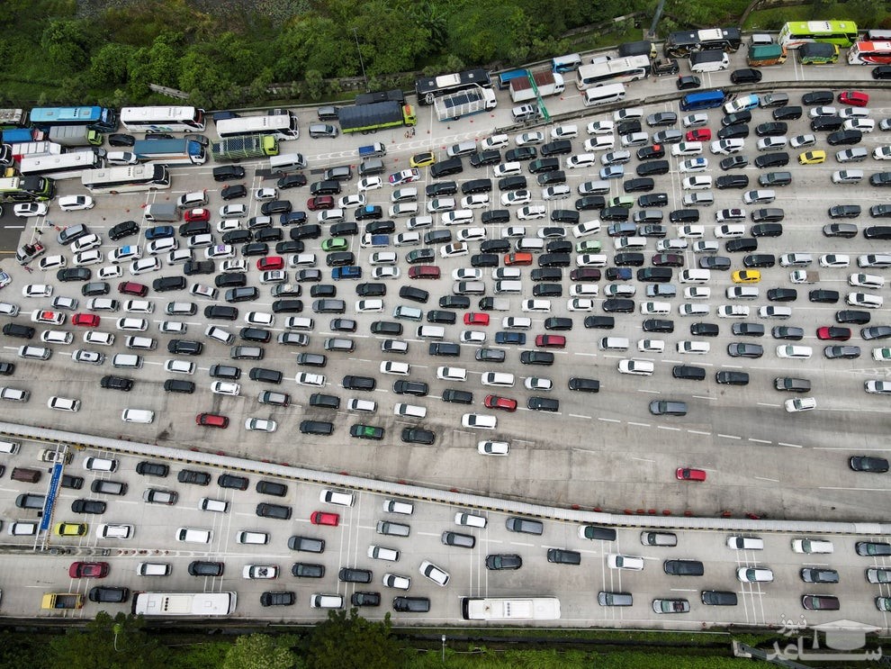 ترافیک سنگین در جاده های اندونزی در آستانه آغاز تعطیلات عید فطر/ رویترز