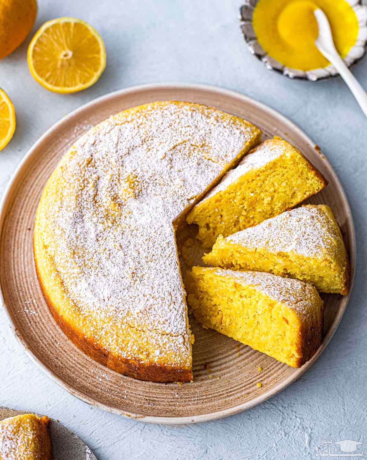 روش تهیه کیک لیموی خوشمزه با خامه‌ ترش
