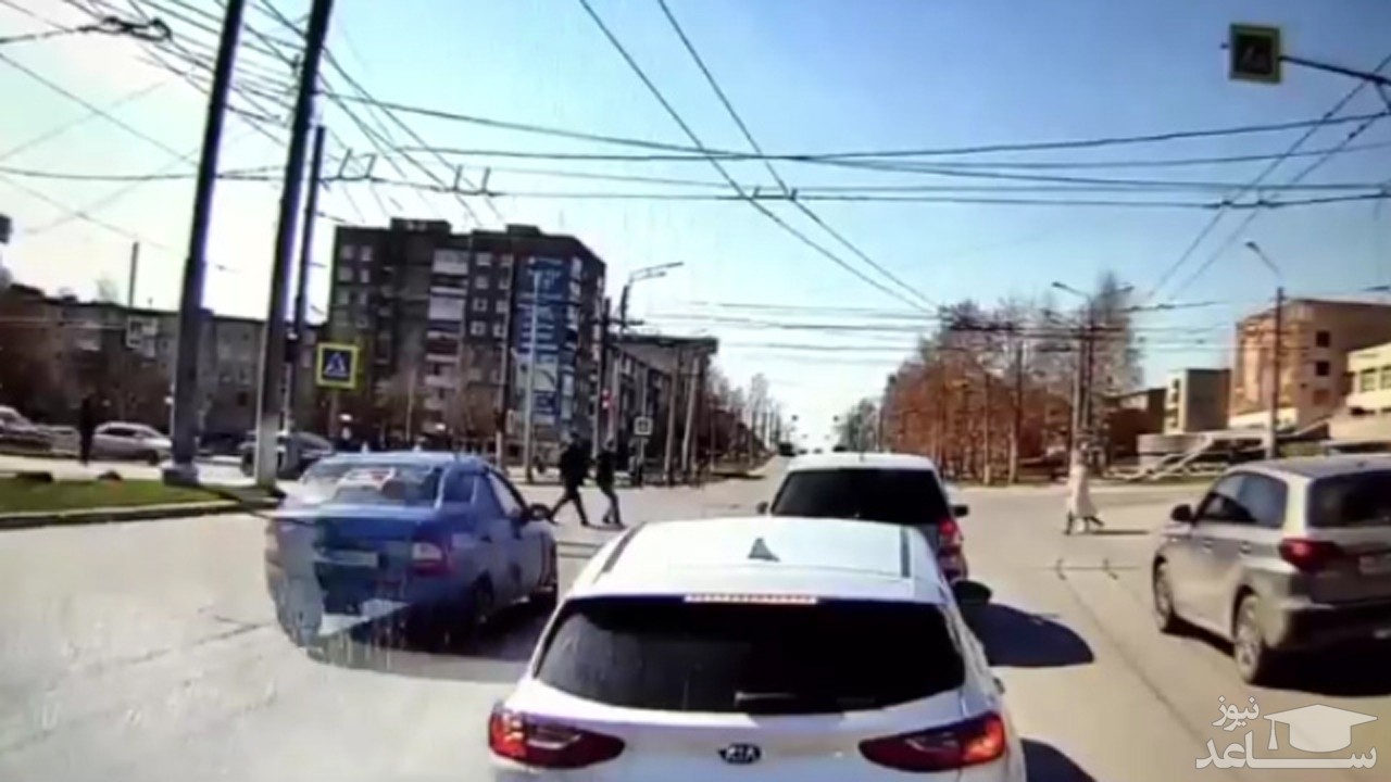 (فیلم) مرگ دو برادر بر اثر سرعت بالای یک خودرو 