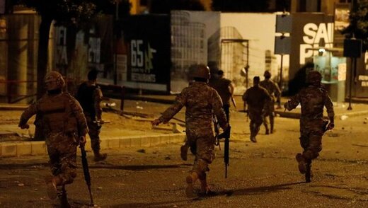 بیروت، دیشب را هم با خشونت صبح کرد