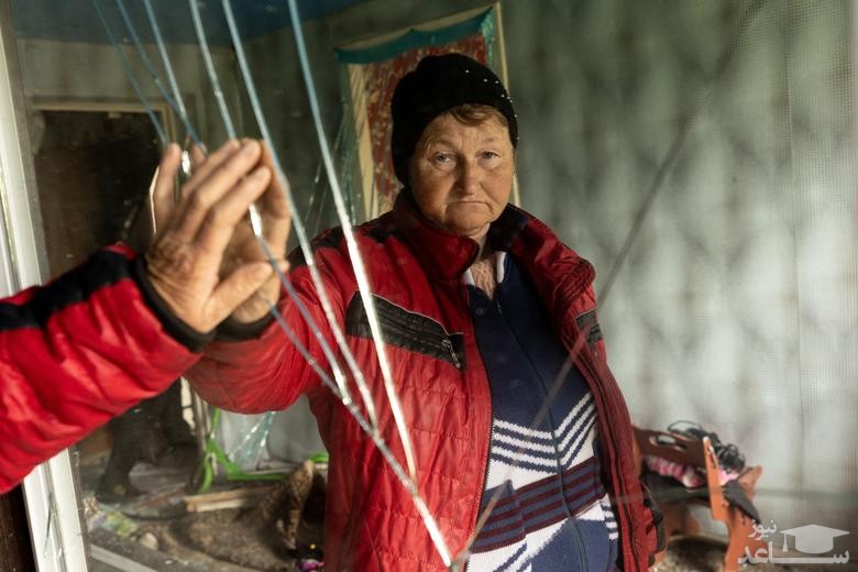 تخریب خانه اوکراینی ها در جنگ / رویترز