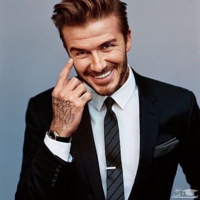 دیوید بکهام و فرزندانش در هفته مد لندن