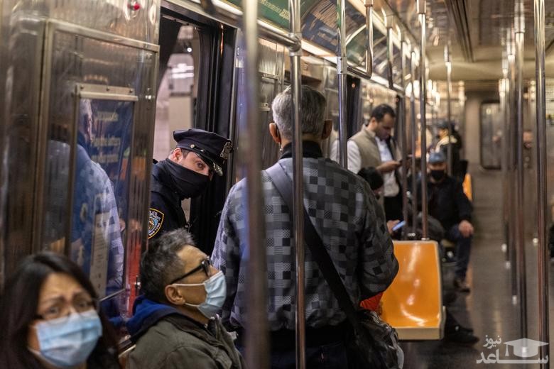 تیراندازی در مترو شهر نیویورک آمریکا با 29 زخمی. عامل این حادثه متواری شد./ رویترز