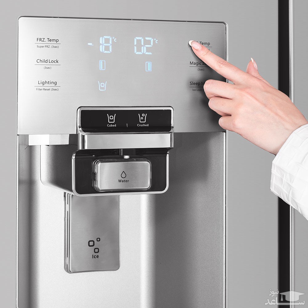 یخچال فریزر ساید بای ساید دوو مدل D2S-0037SS