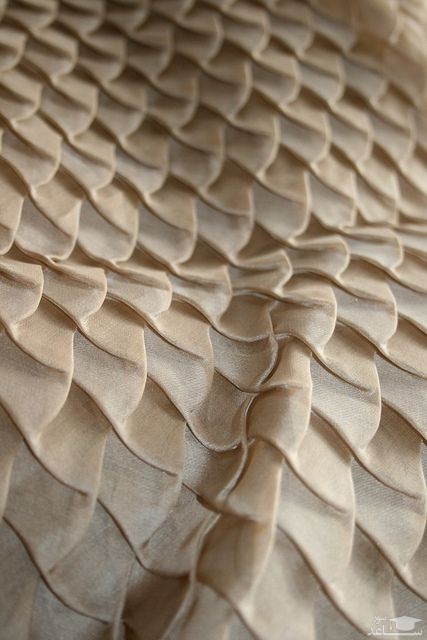 طرح پارچه ساخته شده با قالب اوریگامی