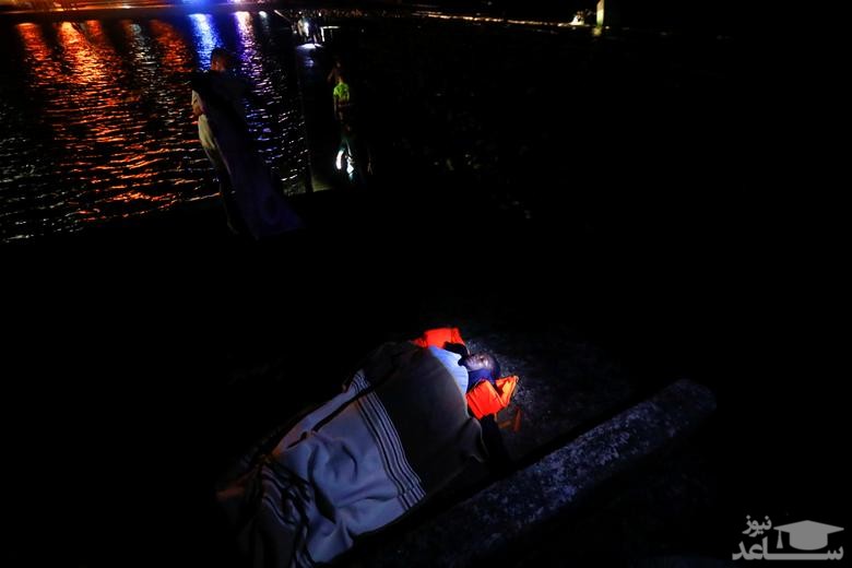خواب یک پناهجو در ساحل جزیره قناری اسپانیا
