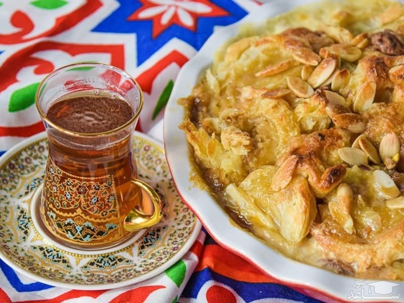 روش تهیه دسر عربی (ام علی)