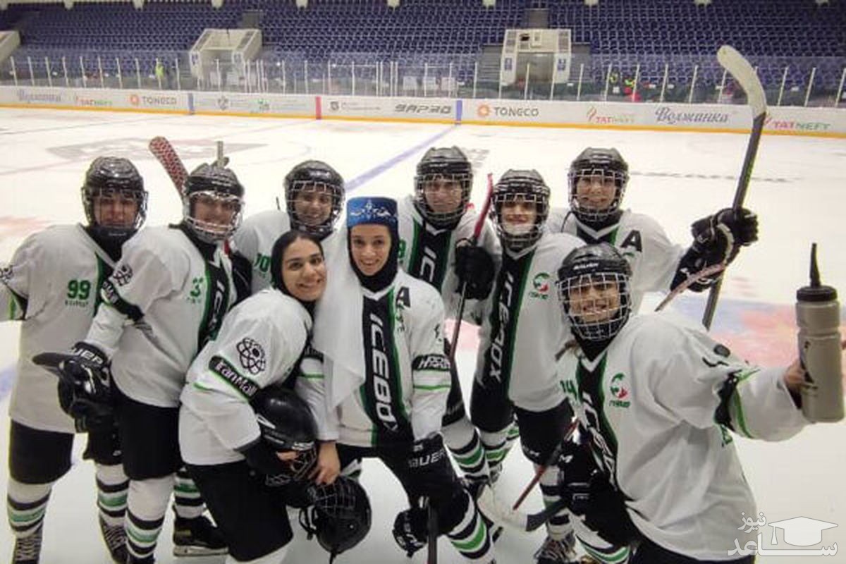پیروزی پرافتخار زنان هاکی روی یخ ایران برابر امارات