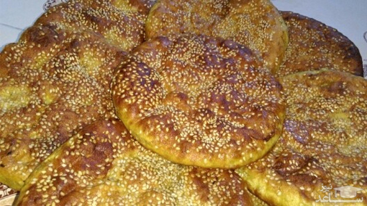 طرز تهیه نان گرده محلی