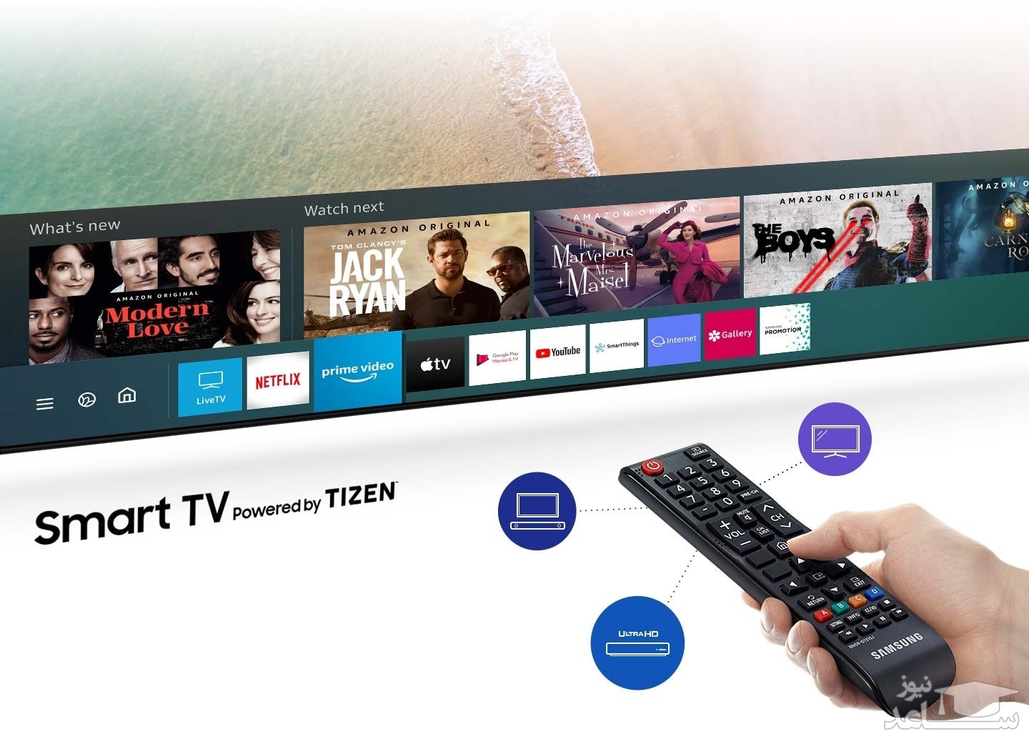 تلویزیون 55 اینچ سامسونگ مدل TU7000