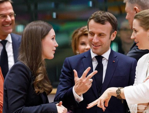 روبوسی مکرون با جوان ترین نخست وزیر جهان جنجالی شد