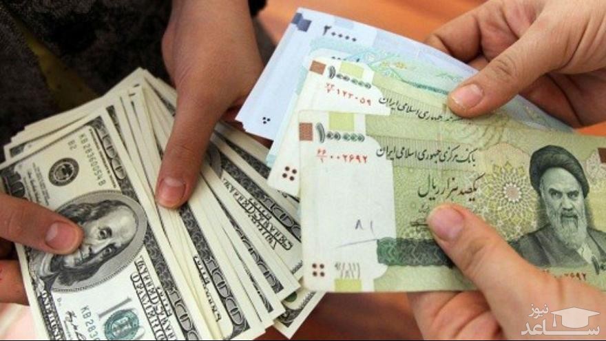 عقب‌نشینی دلار در برابر ریال ایران