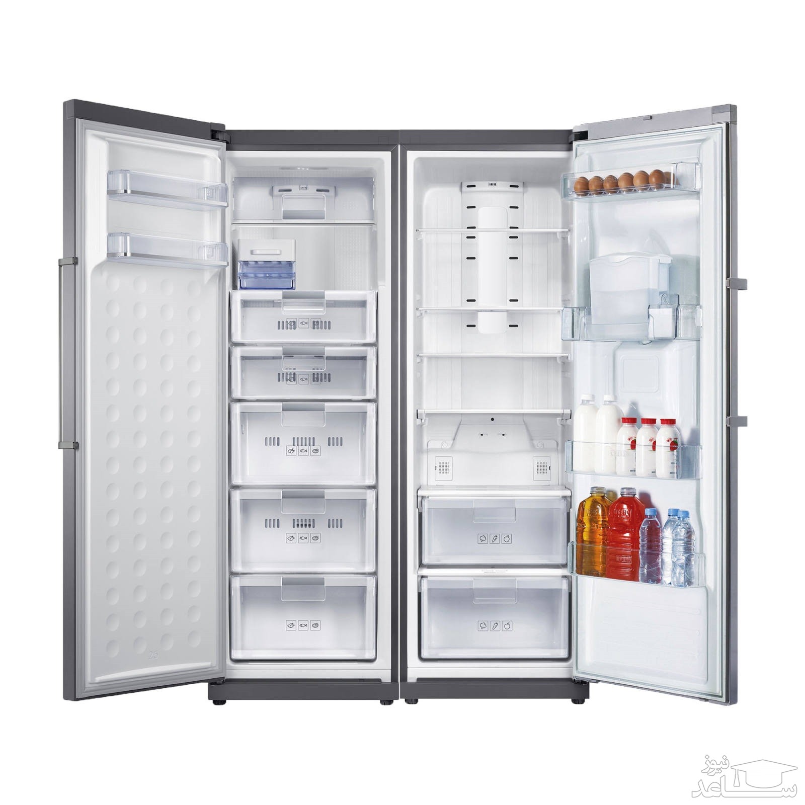 یخچال فریزر دوقلوی اسنوا مدل SN6-0190TI-SN5-0190TI