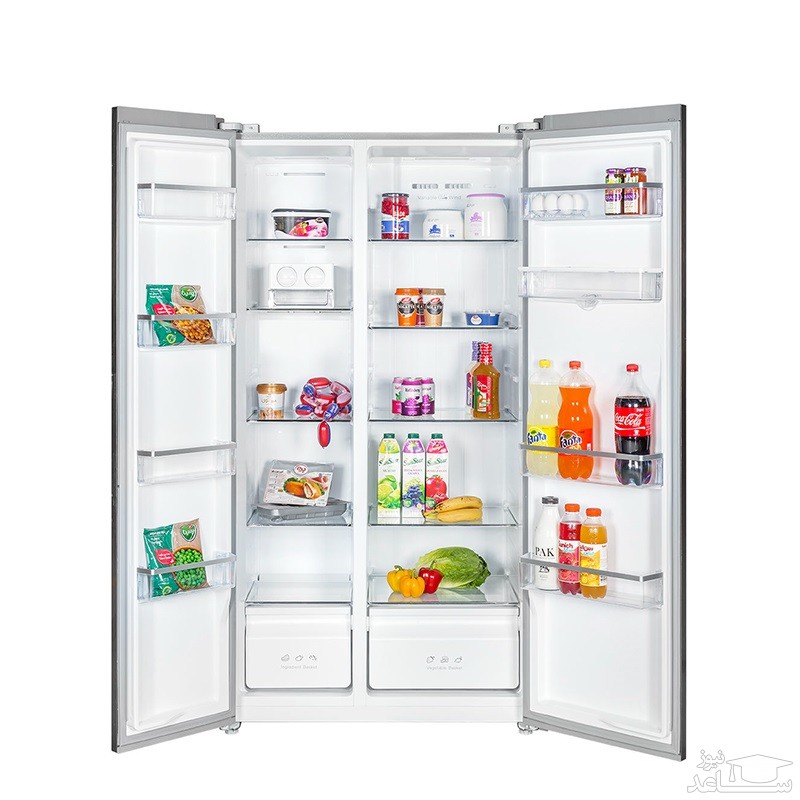 یخچال و فریزر ساید بای ساید تی سی ال مدل TRS-660ESD