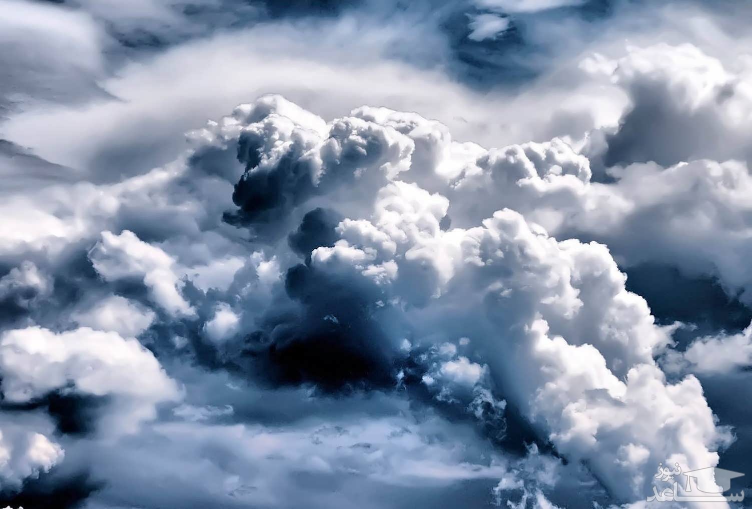 (فیلم) سقوط تکه ابری بزرگ در ارتفاعات دزفول