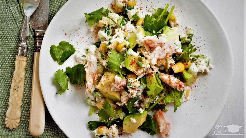 روش تهیه سالاد خرچنگ