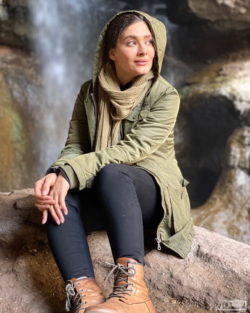 خلوت شبانه ساناز سعیدی با آتش/  خودمون رو عاشقانه در آغوش بگیریم که...+ عکس