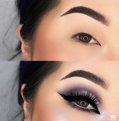 آرایش چشم پف دار