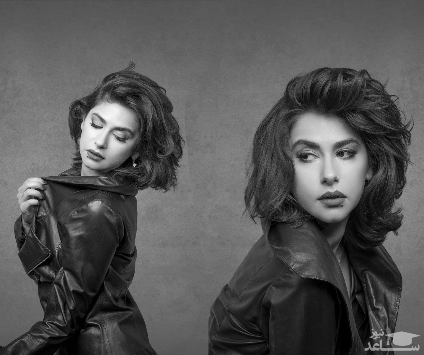 لباس مجلسی نسرین جوادزاده با تم کریسمس