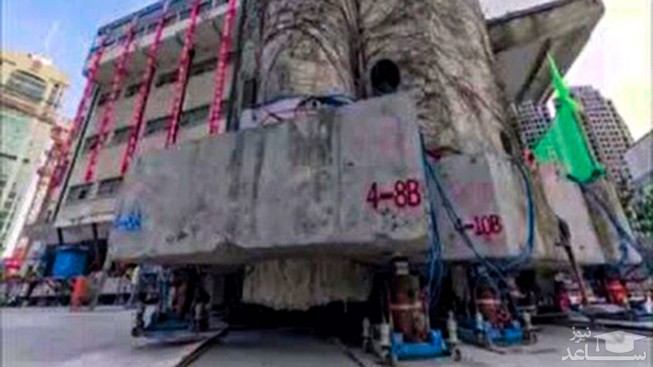 (فیلم) جابجایی مدرسه ۸۵ ساله در شانگهای با فناوری چینی