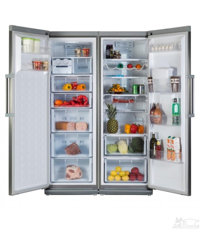 فضای داخلی یخچال فریزر دوقلو زیرووات مدل Z4IRW-Z4IFW