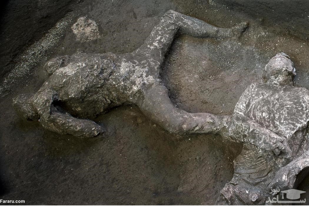 کشف بقایای تقریبا سالم دو مرد در «پمپئی»